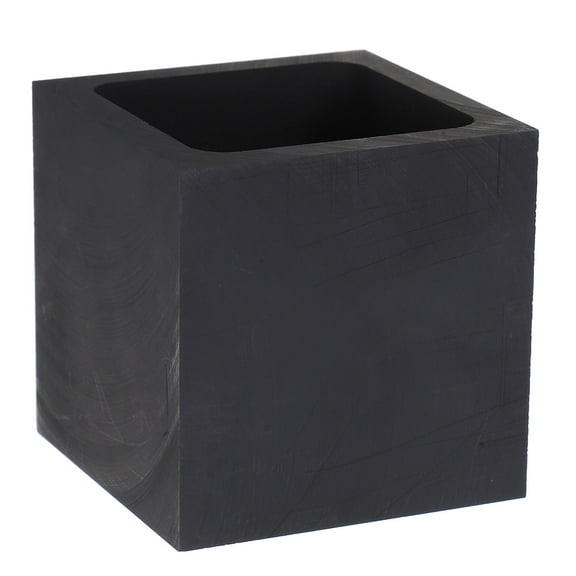 HONMEET Graphite Ingot Mold for Industrial Use, Black High Thermal Stability Casting Tool, 1 Piece Foundry Equipment