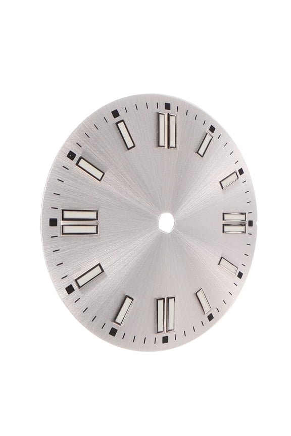 Green Sunburst Dial Replacement for Round Wrist Watch, Accessory for Precise Timekeeping