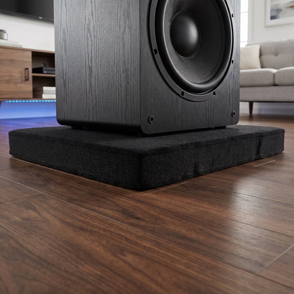 HONMEET Grey Acoustic Sound Isolation Pad for Home Audio Speaker Noise Reduction