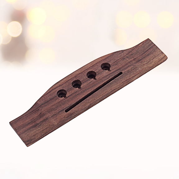 HONMEET Vintage Rosewood Acoustic Guitar Bridge Saddle Replacement, Guitar Accessory Part, 1 Piece, Easy Installation
