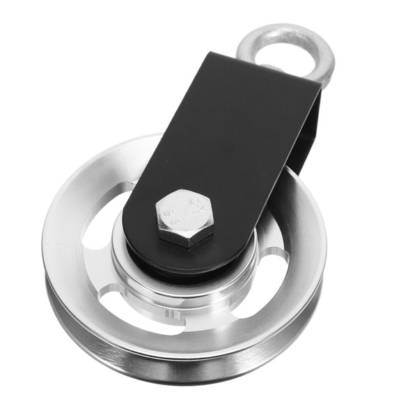 HONMEET Gym Cable Machine Pulley Wheel Plated Silver with Silent Design for Home and Apartment Workouts