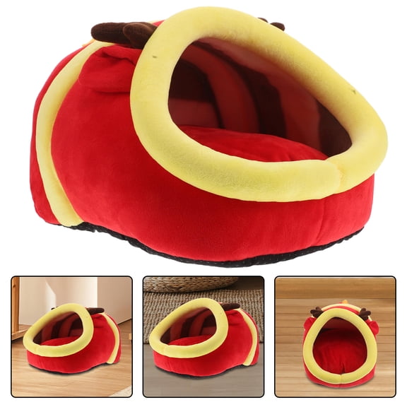 HONMEET Hamster Warm Bed, Soft Fabric Sleeping House for Small Pets, Guinea Pigs, Gerbils, Mice, Rats, Indoor Cage