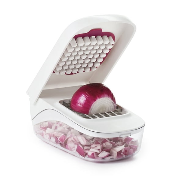 HONMEET Hand Chopper for Kitchen Food Dicer Plastic Stain Prevention Cooks 1Pack