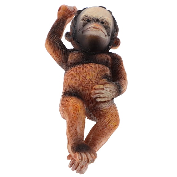 HONMEET Garden Fake Monkey Figure Multi Resin Monkey Decor Simple and Classic Design 1Pack