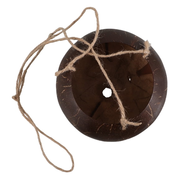 HONMEET Lightweight Coconut Shell Hanging Planter Basket for Balcony Decor