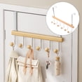 thumbnail image 1 of HONMEET Heavy Duty Metal Over Door Hooks Set, Chocolate Finish, Door Hangers for Bedroom, Bathroom, Entryway Organization, 1 of 8
