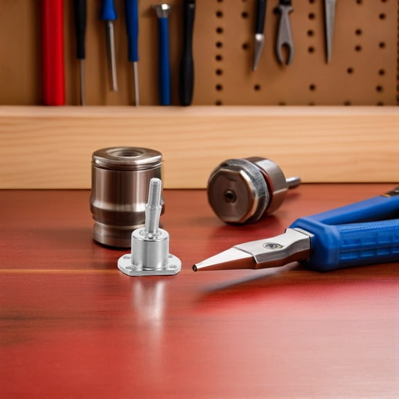 HONMEET Smooth Rotating Plated Silver Ball Joint Pivot Hinge with Clamp Mount for Flexible Workspace and DIY Installations