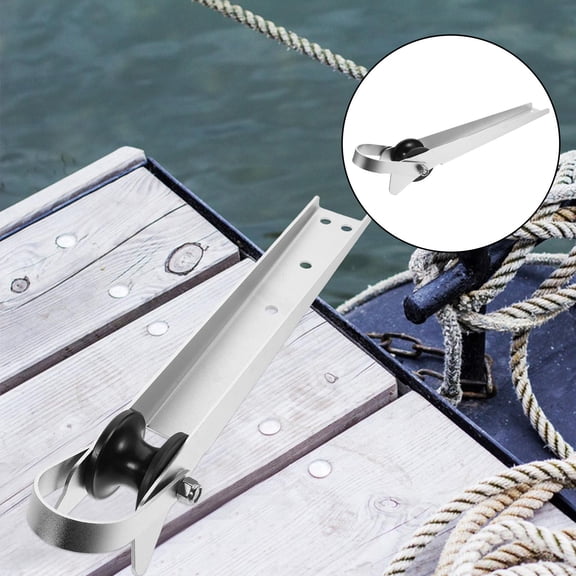 HONMEET Heavy Duty Stainless Steel Boat Bow Roller with Noise Reduction and Shock Absorption