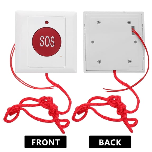 HONMEET Emergency Help Button for Elderly - Outdoor Plastic Call System, 1 Pack for Senior Safety