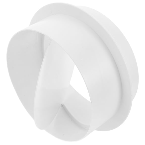 HONMEET White ABS Plastic Inline One Way Check Valve for Bathroom Plumbing, Backflow Prevention Valve