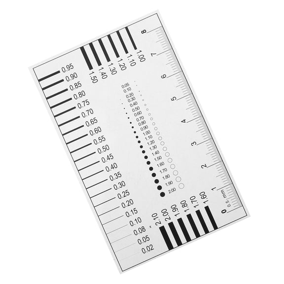 HONMEET High Precision Plastic Ruler for Sewing, Flaw Detection, Measuring Tool for Accurate Measurements
