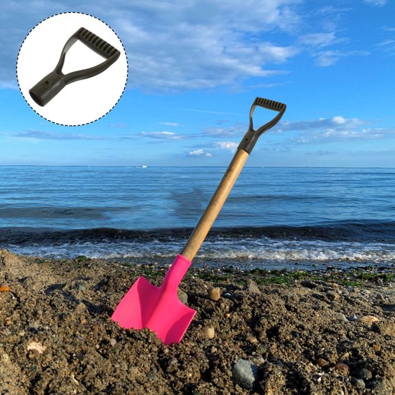 HONMEET High Strength Plastic Spade Handle with Ergonomic Grip for Garden Tool Replacement