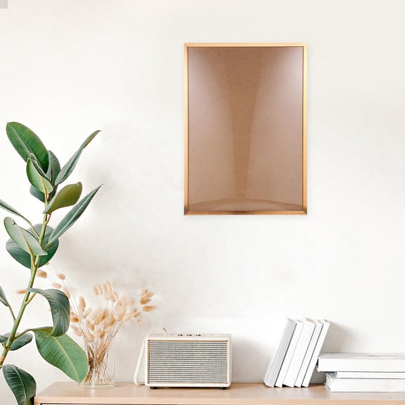HONMEET Brown Aluminum Poster Frame for Home Office with Easy Installation Features
