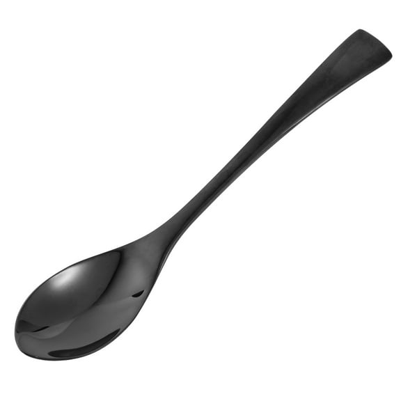 HONMEET Hotel Tableware Black Stainless Steel Titanium Plated Mirror Finish Teaspoon
