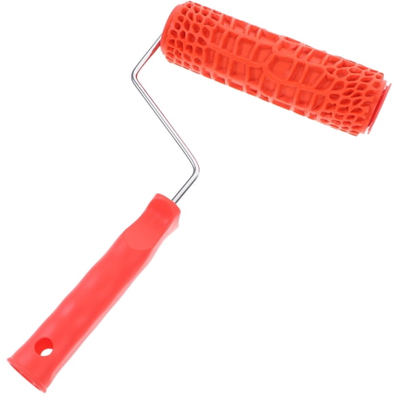 HONMEET House Decoration Drywall Texture Roller with Clear Embossing Pattern and Rubber Grip
