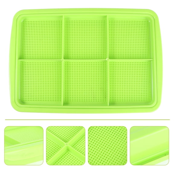 HONMEET Multipurpose Sprouter Tray for Planting Seeds and Storing Produce with Efficient Airflow