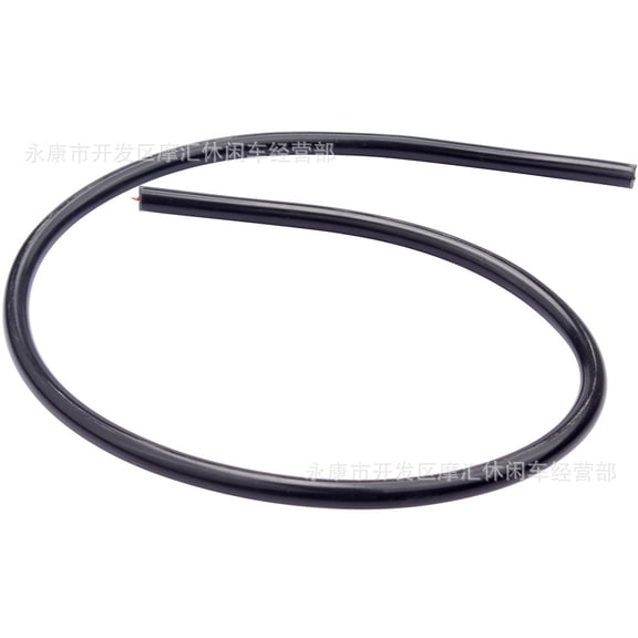 HONMEET Universal Ignition Coil Cable Black High Pressure Metal Plug Wire