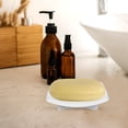 thumbnail image 1 of HONMEET White Bathroom Soap Holder Dish with Wear Resistant ABS Material, 1 of 8