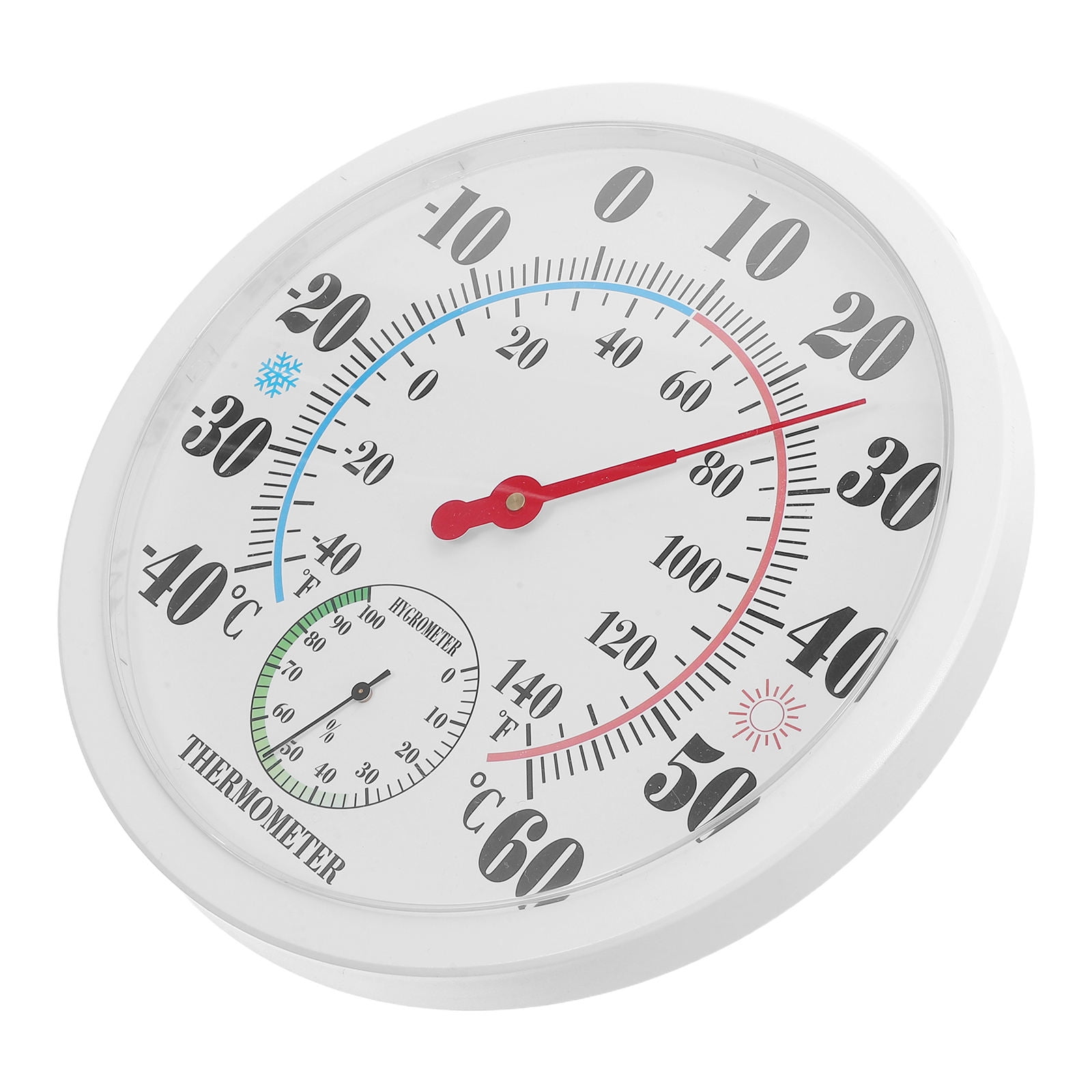 HONMEET Digital Wall Thermometer and Hygrometer for Indoor Use, Temperature and Humidity Monitor