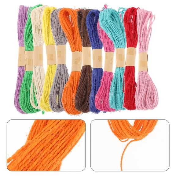 HONMEET Jewelry String Cord Made of Straw for Handicraft Decorating and DIY Accessories Assorted