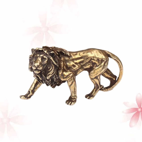 HONMEET 1Pc Golden Lion Pendant Keychain Pendant for Key Decoration and Bag Accessory