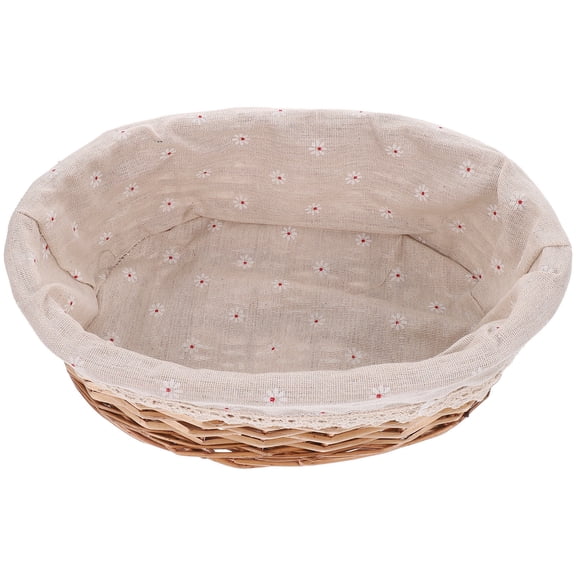 HONMEET Kitchen Fruit Basket for Serving Fruits Woven Willow 1 Set