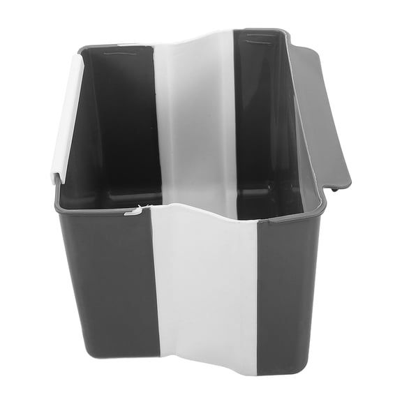 HONMEET Compact Grey Folding Trash Can - Multipurpose Storage Bin for Home, Office, Car, and Outdoor Use