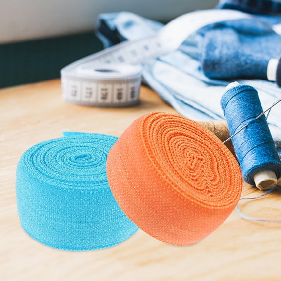 HONMEET Knitted Elastic Band for Sewing Clothes, Assorted Colors Stretch Strap for Garment Crafting and Repairs