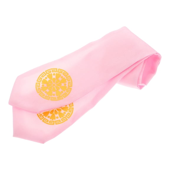HONMEET Korean Accessories for Women Decorative Hair Ties Pink Fabric 1Pcs