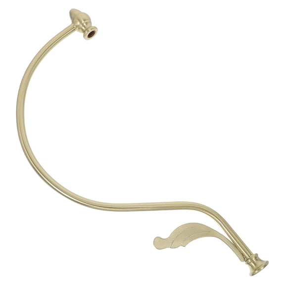 HONMEET Curved Pipe Table Lamp Stem Iron Lamp Making Parts for Bedroom Lighting 1 Pack