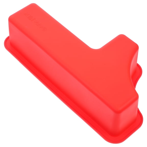 HONMEET Red Silicone Number Cake Mold for Baking, 1 Piece, Perfect for Birthday, Party, Celebration, and Special Occasion Cakes
