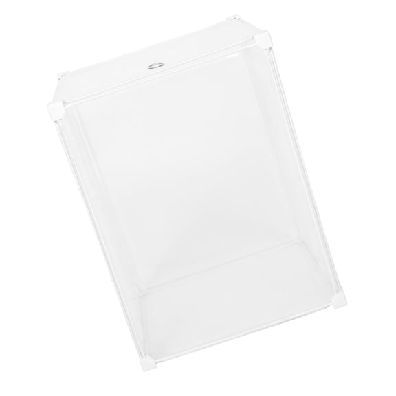 HONMEET Portable Clear Plastic Storage Box, Multifunctional Organizer for Toys, Home, and Travel, 1 Piece Display Case