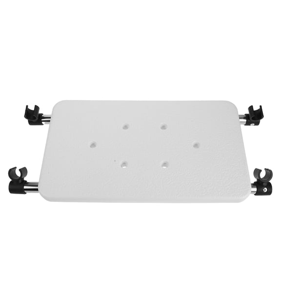 HONMEET Durable White Folding Walker Bath Seat for Disabled with Quick Drainage