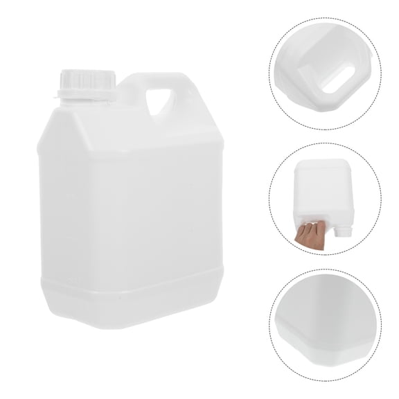 HONMEET Heavy Duty White Plastic Bucket with Lid, Multipurpose Storage Container, PE Material for Home and Industrial Use