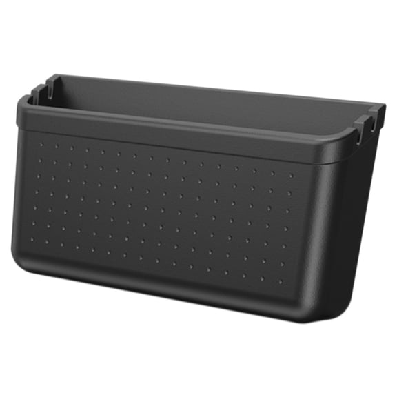 HONMEET Luxshiny Black Car Sundries Case Plastic Storage Box with Phone Holder for Car Use