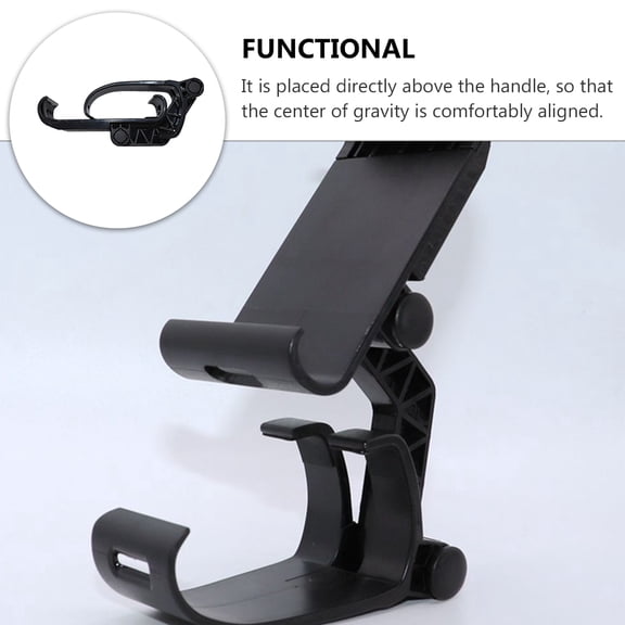 HONMEET Luxshiny Playstand for Game Console Black with Adjustable Angle for Walking Use