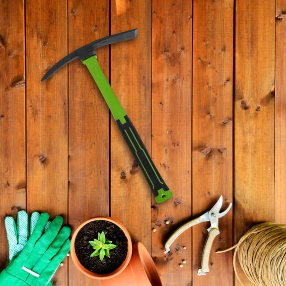 HONMEET Manganese Steel Garden Mattock for Soil Breaking and Stump Removal Outdoor Use