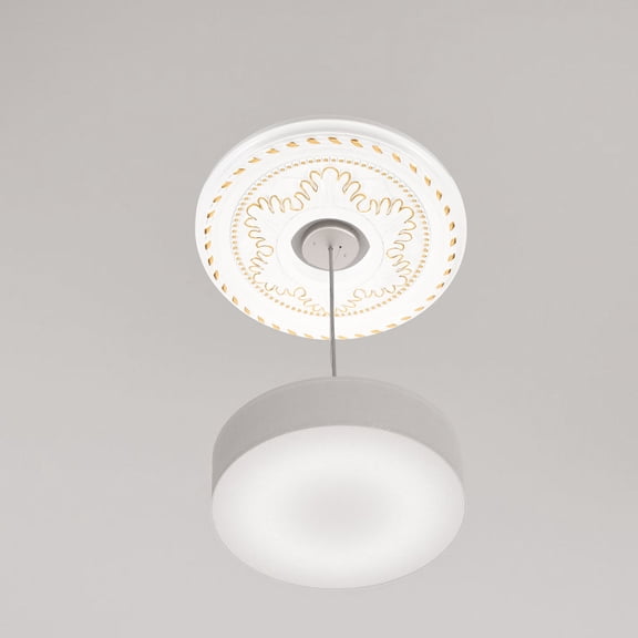 HONMEET Traditional Ceiling Medallion Made of PVC and PU Material Ideal for Chandeliers and Fans