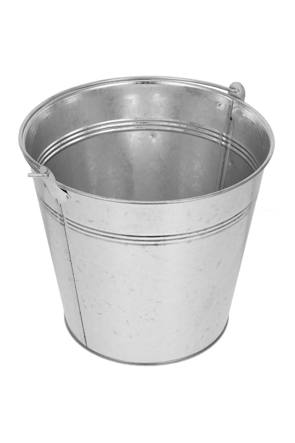Metal Bucket With Handle Iron Bucket For Gardening Tool Storage 1Pcs