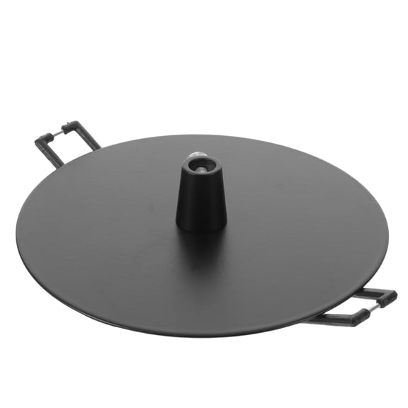 HONMEET Metal Ceiling Light Base Plate Black for Pendant Lighting with Sleek Modern Ceiling Fit