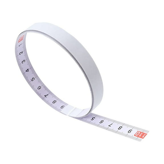 HONMEET Self-Adhesive Steel Miter Track Tape with Metric Scale for Precise Woodworking and Accurate Measurement