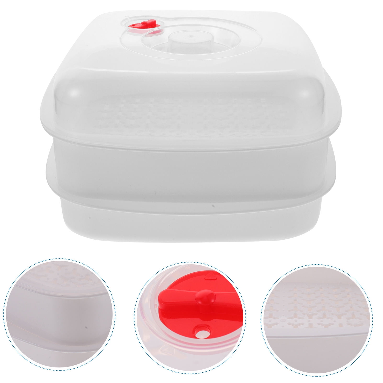 Steamer Containers HONMEET Easy to Clean Reusable Steamer for Cooking Dumplings 1Pcs ...