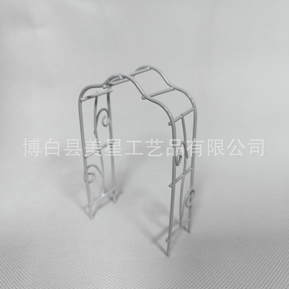 HONMEET Mini Dollhouse Arch Backdrop - Micro Landscape Decoration Iron Craft Archway For Outdoor Garden Decor Miniature Accessories For Diy Projects