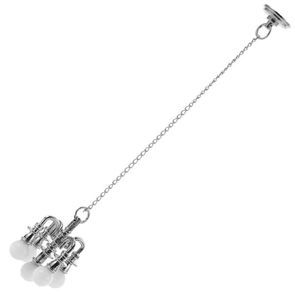 HONMEET Lamp Model Silver Plastic 1Pack Round White Ball Mini Ceiling Lamp