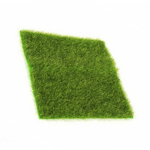 HONMEET Model Turf Artificial Moss Decoration Natural Lawn Base for Living Room 1Set