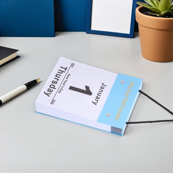HONMEET Calendar for Daily Planning, Scheduling, and Goal Tracking in Office or Study Room with Modern Design
