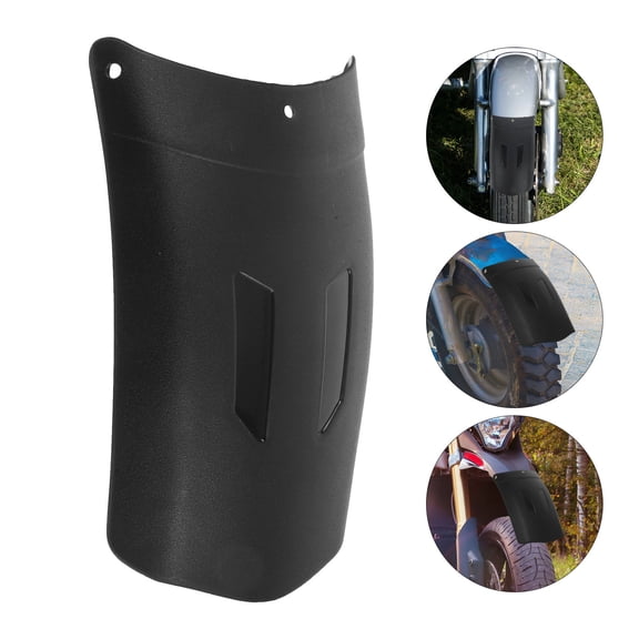 HONMEET Motorcycle Front Mudguard Splash Guards Black Plastic Mud Flaps for Wheel Cover