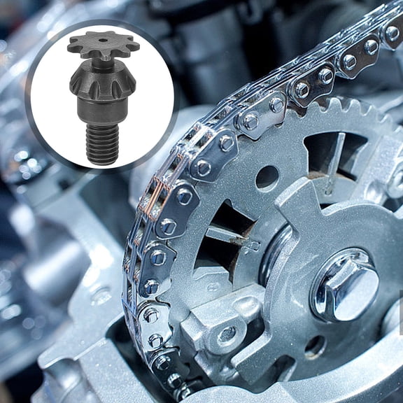 HONMEET Motorcycle Transmission Gear Reduction Box Dark Grey Iron Material for Smooth Shifting Performance