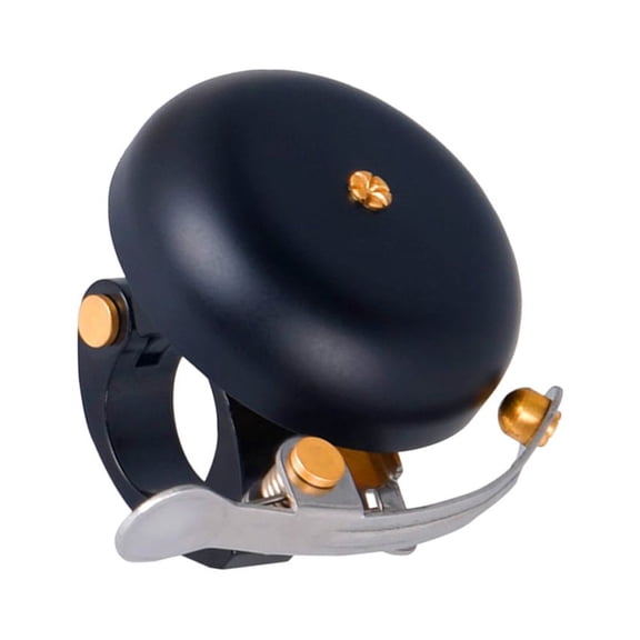 HONMEET Mountain Bell Black Metal Round Easy Installation 1Pcs