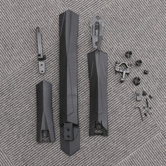 HONMEET Quality Rain Board Quick Release Mudguard Set for Bicycle Use Black